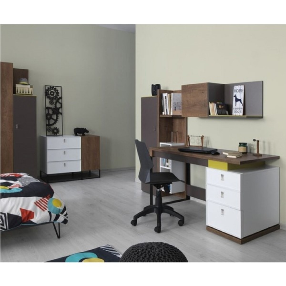 Rengarenk Slım Duvar Rafı - 100 x 100 cm - Beyaz Yatak Başlığı Fiyatı