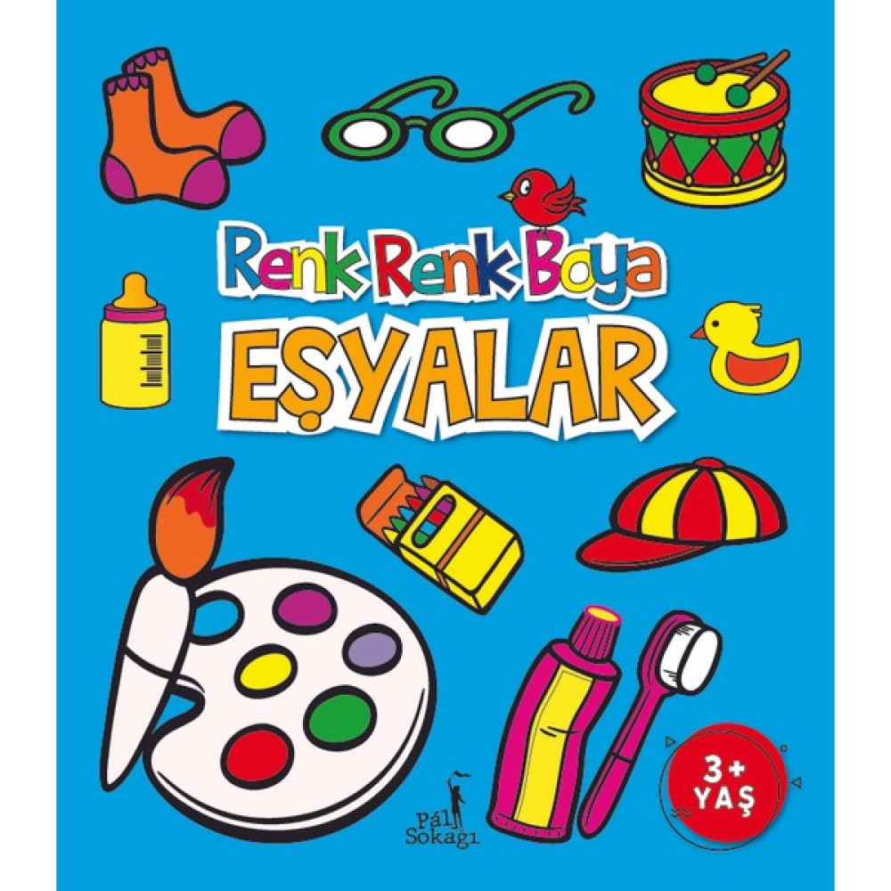 Renk Renk Boya Eşyalar - Serkan Karakoç Aktivite & Eğitici Kitaplar Fiyatı