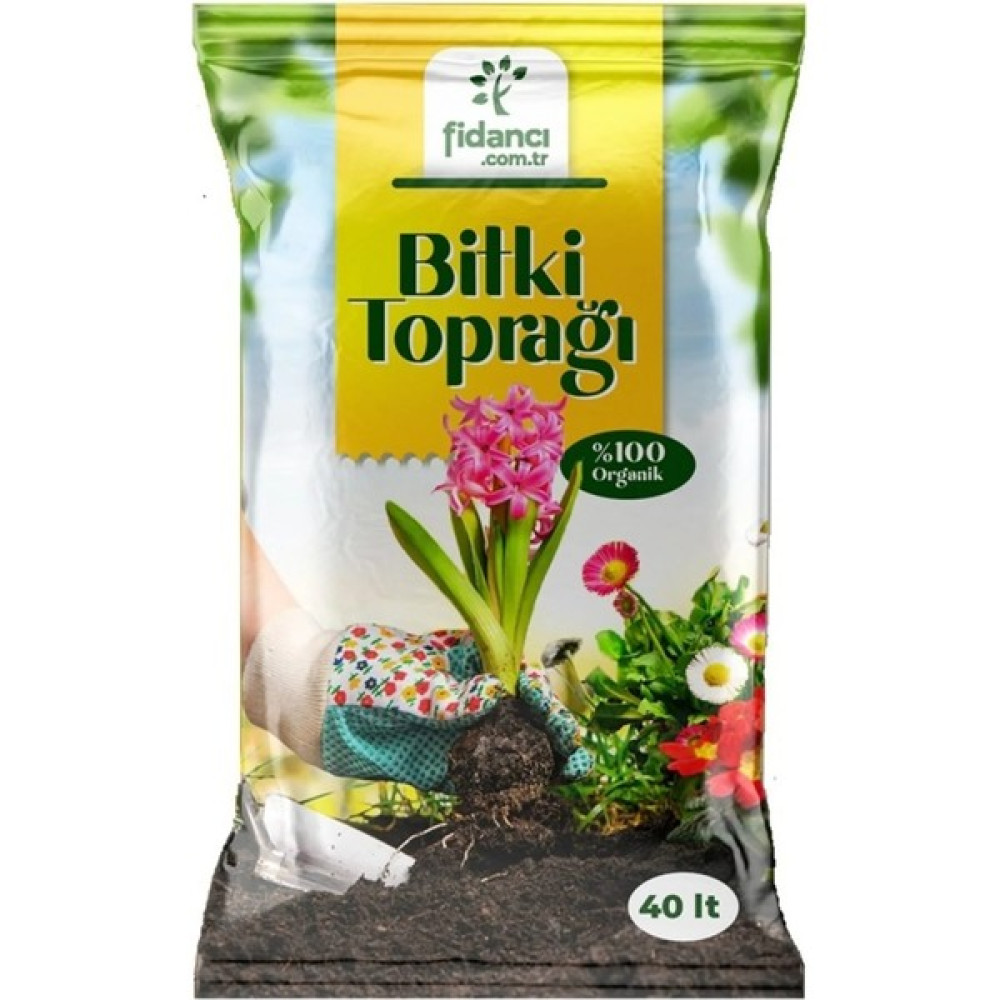 Renk Sepeti 40 Litre Torf Bitki Toprağı Çiçek Toprağı Perlit Cocopeat Katkılı Fidancı Bitki Fiyatı