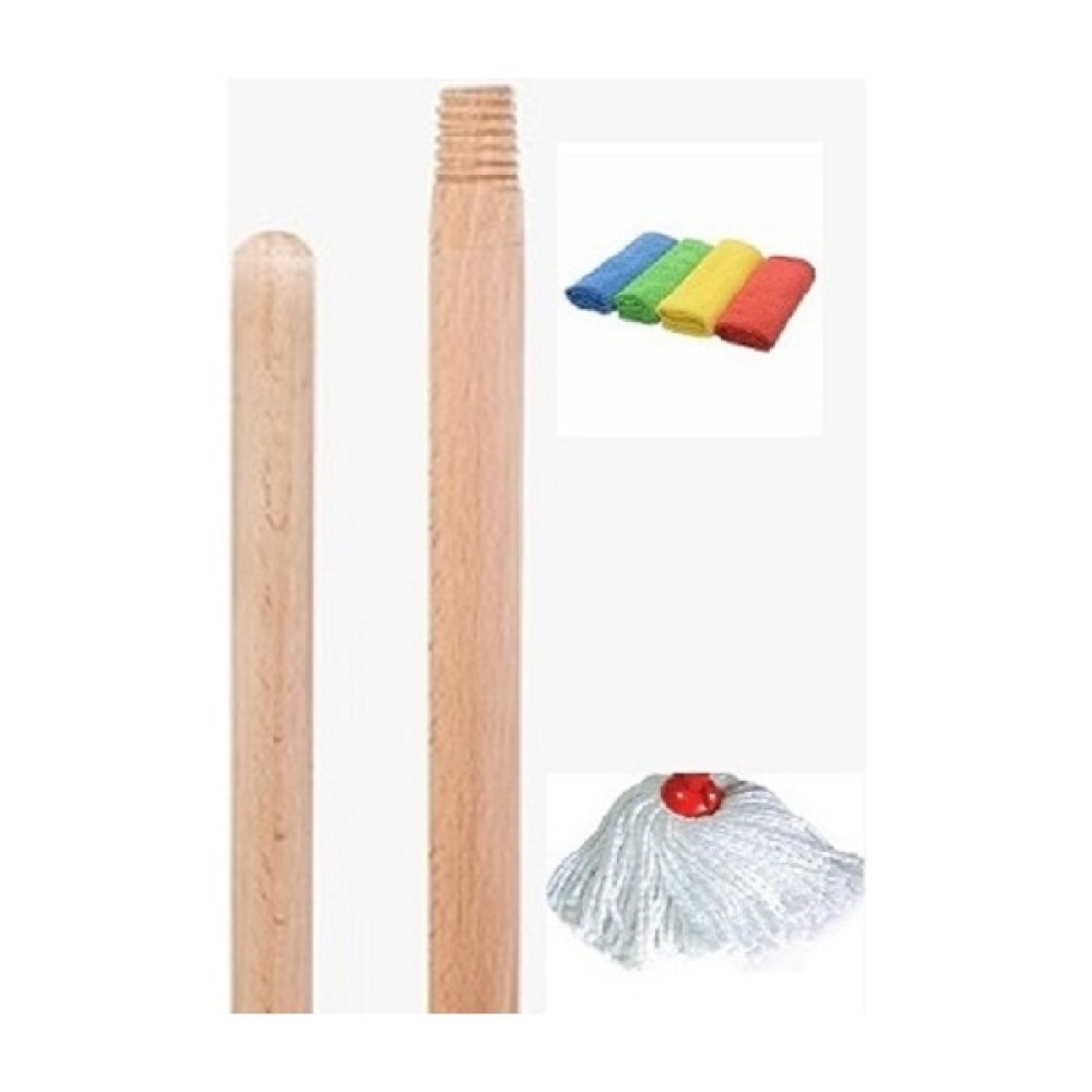 Renk Yapı Genel Amaçlı Temizlik Seti Banyo Balkon Teras Ofis Ev Temizliği İçin Vileda Mop Ucu Mikrofiber Gürgen Ahşap Sap ve 4'lü Temizlik Bezi Temizlik Malzemeleri Fiyatı