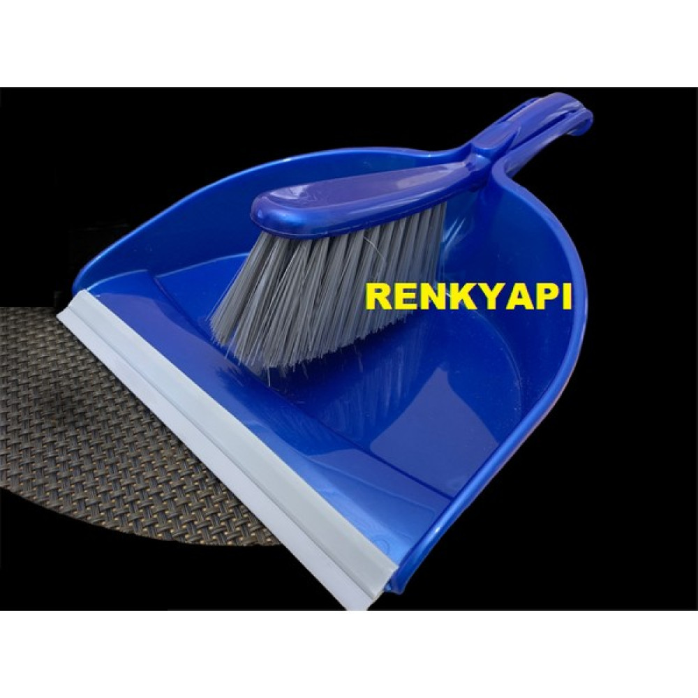 Renk Yapı Mavi̇ Faraşli Set El Temi̇zli̇k Firçasi Kürek Büyük Firçali Deri̇n Hazneli̇ Süpürge Plasti̇k Temizlik Malzemeleri Fiyatı