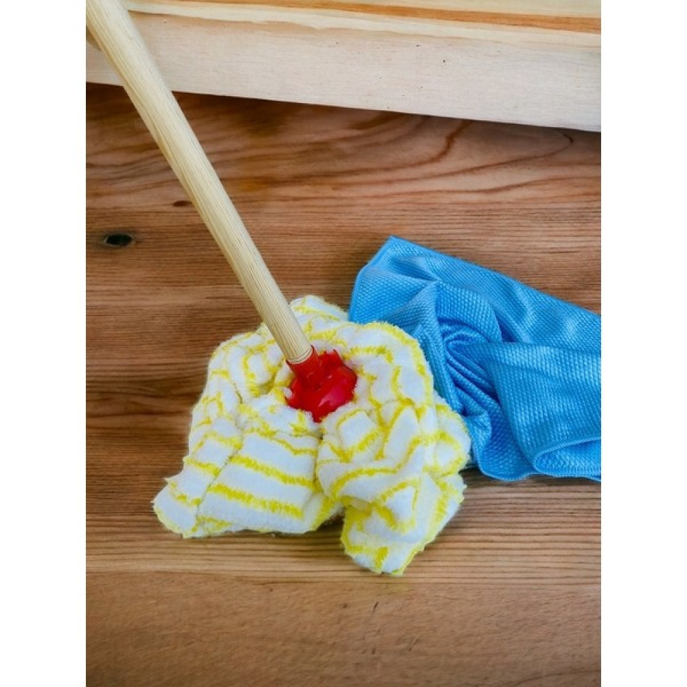 Renk Yapı Rüyası Paspas Vileda Ucu + Gürgen Sap+1 Adet Mikrofiber Bez Temizlik Malzemeleri Fiyatı