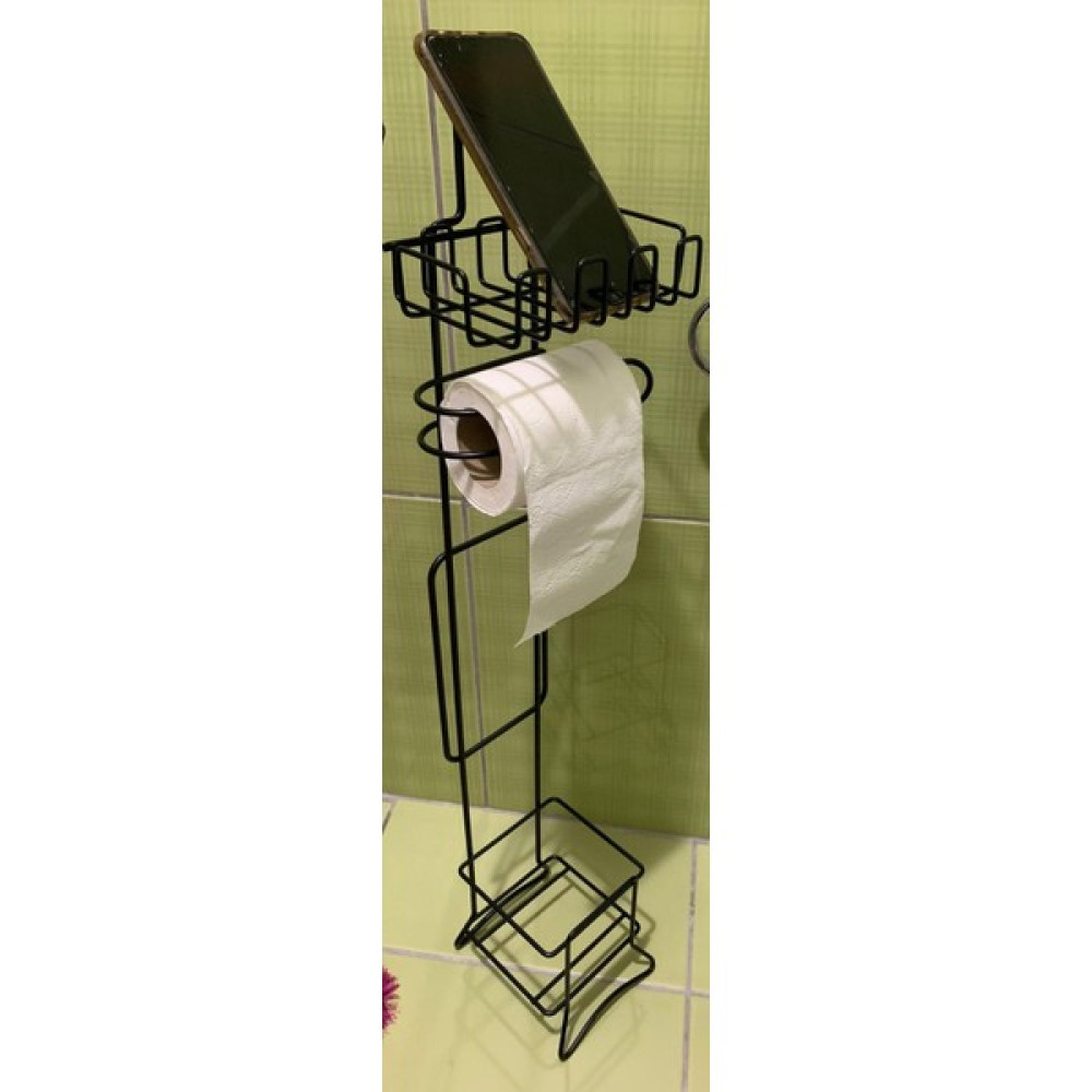 Renk Yapı Siyah Kağıtlık Paslanmaz Yedekli Tuvalet Ayaklı Wc Banyo Tuvalet Tuvalet Kağıtlığı Fiyatı