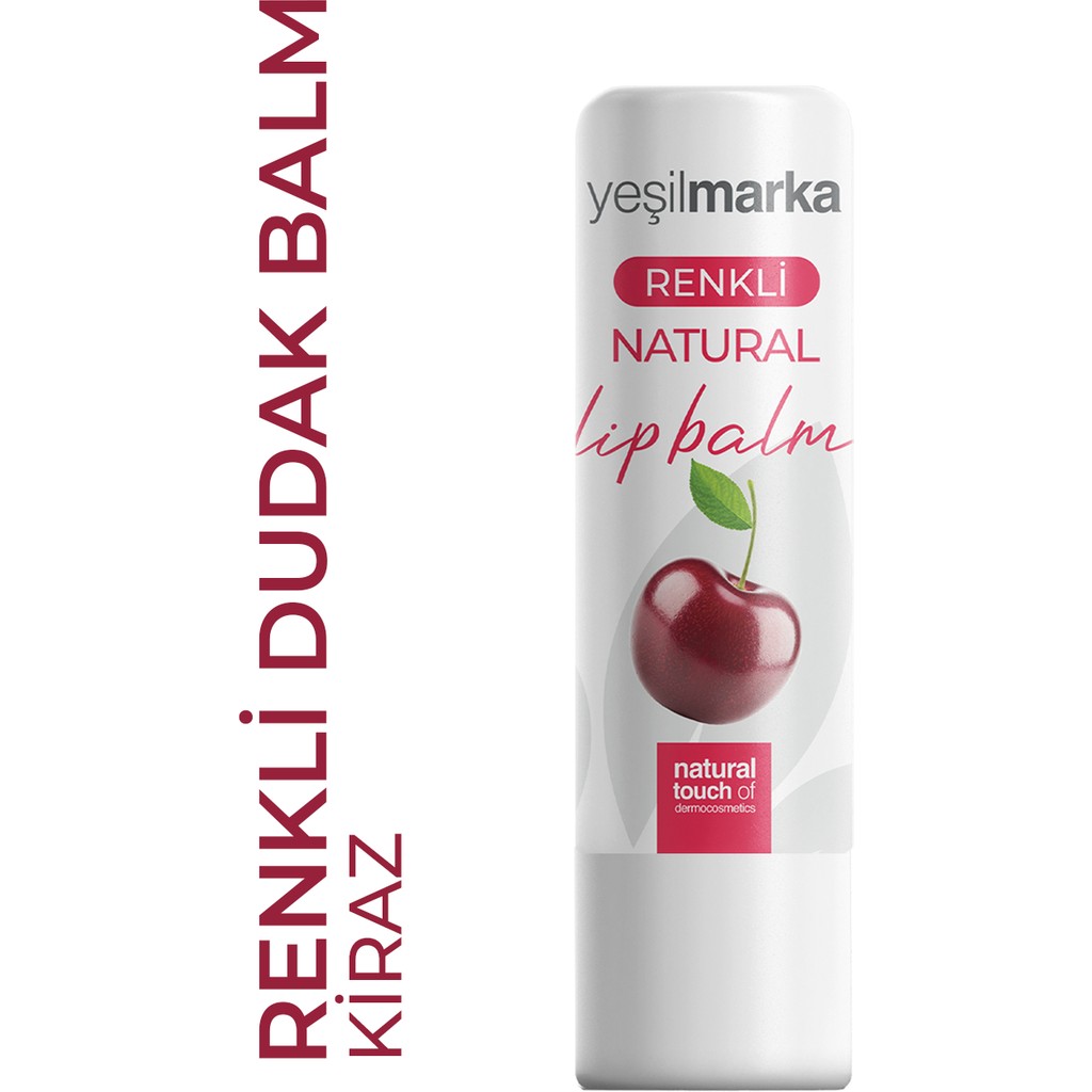 Renkli Dudak Balmı Kiraz - Yenilebilir, Bitkisel Içerikli Doğal Renklendirme Diğer Fiyatı