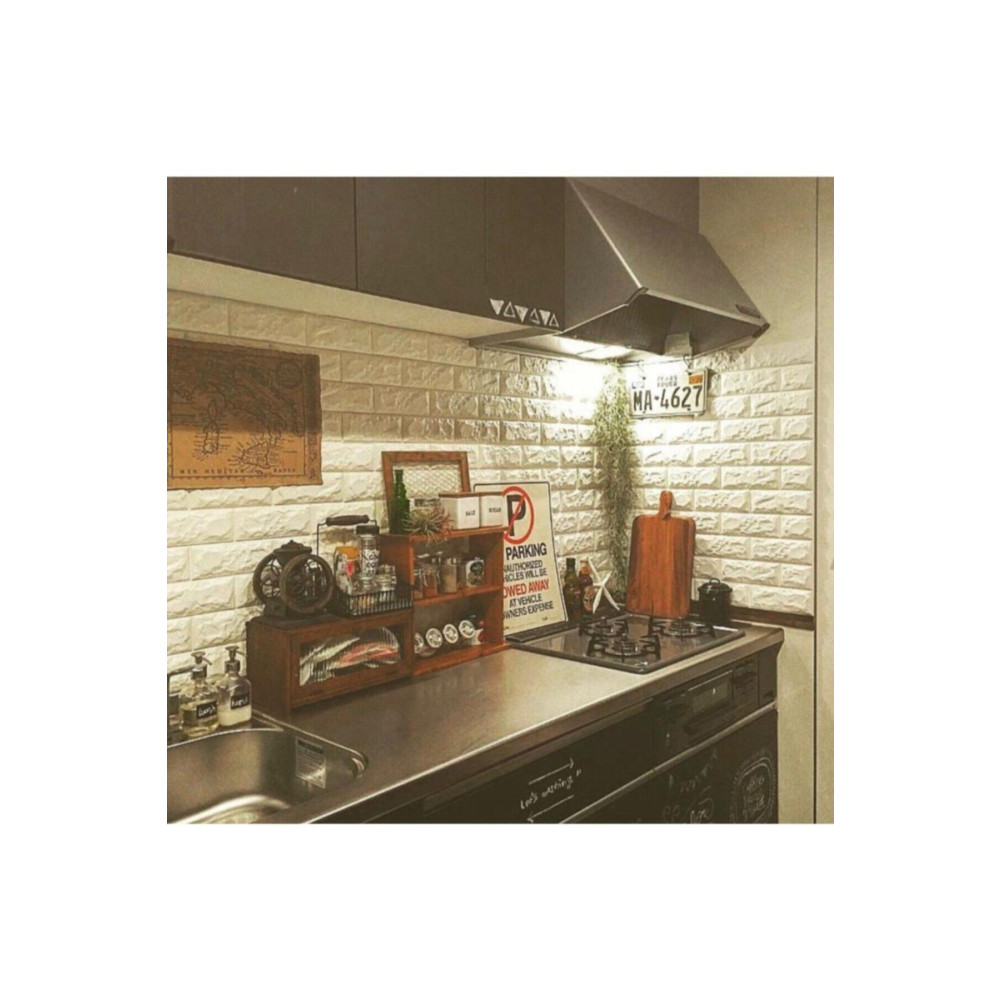 Renkli Duvarlar 70x77cm Krem Mutfak Tezgah Arası 3d Kendinden Yapışkanlı Sünger Tuğla Duvar Kaplama Paneli Kağıdı Dış Cephe Yalıtım Malzemeleri Fiyatı