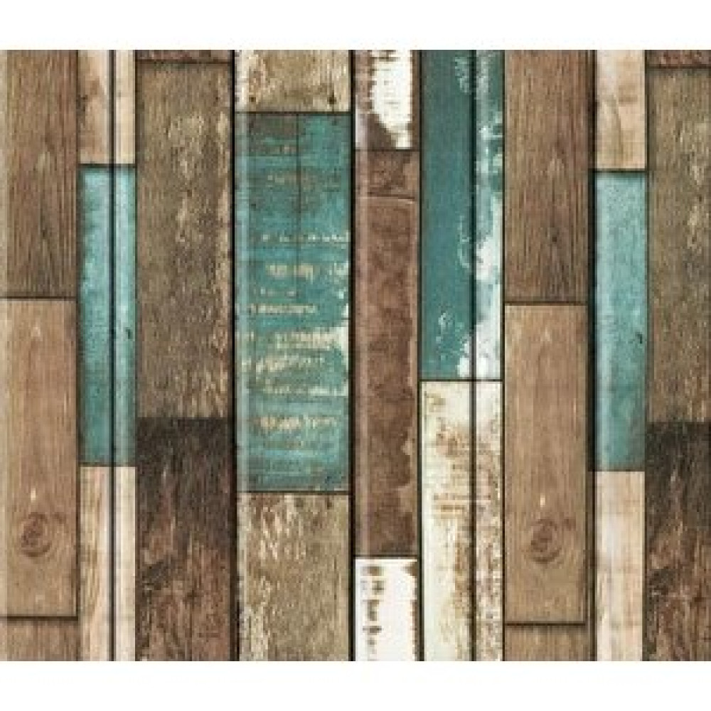 Renkli Duvarlar Ofis Dükkan Mağaza Kendinden Yapışkanlı Mavi Ahşap Desen Duvar Kağıdı Paneli Nw140 70x70cm(0,49m2) Yapıştırıcı Fiyatı