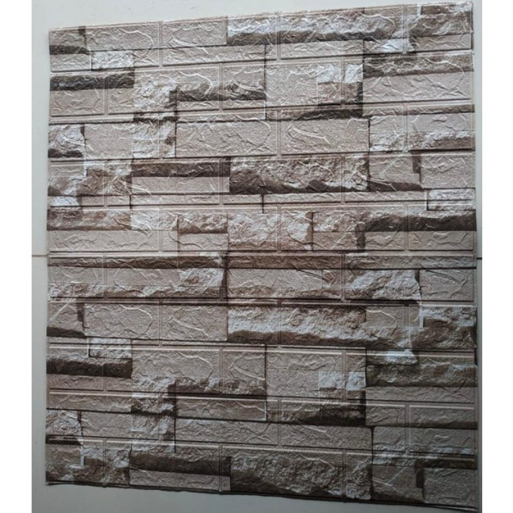 Renkli Duvarlar Yapışkanlı 3 Boyutlu Tuğla Tv Ünite Arkası Duvar Kağıdı NW116 - 70x77 cm Poster Fiyatı