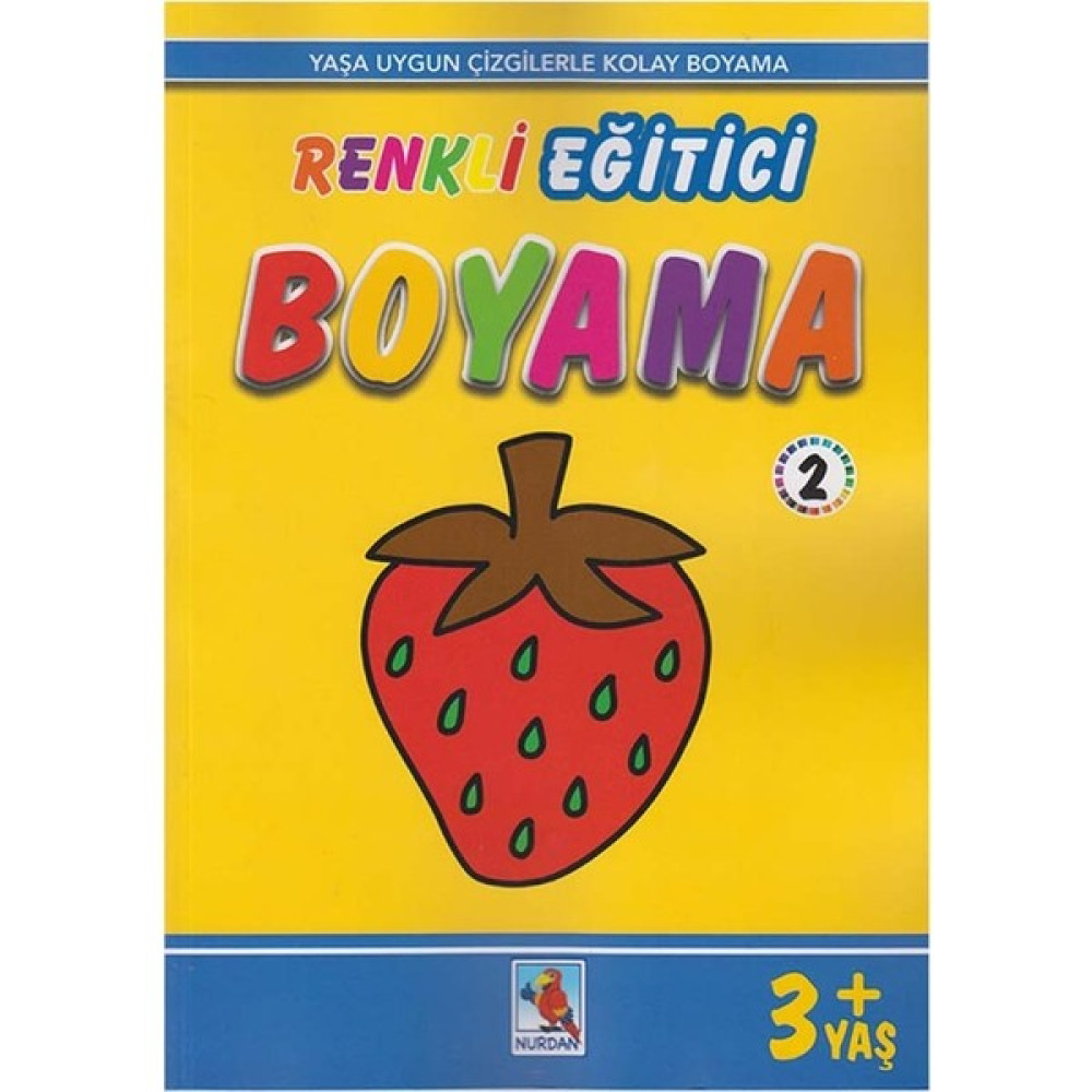 Renkli Eğitici Boyama - 2 3+ Yaş Diğer Fiyatı