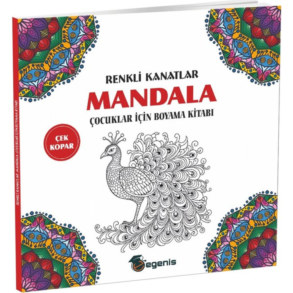 Renkli Kanatlar-Çocuklar Için Mandala Boyama-Egenis Yayınları Diğer Fiyatı