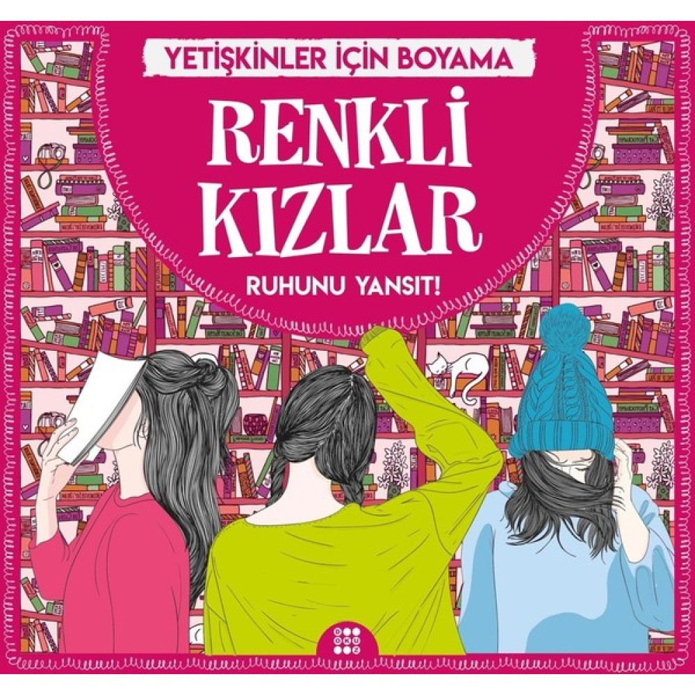Renkli Kızlar & Büyükler İçin Boyama - Kolektif Sanat Mimari Kitapları Fiyatı