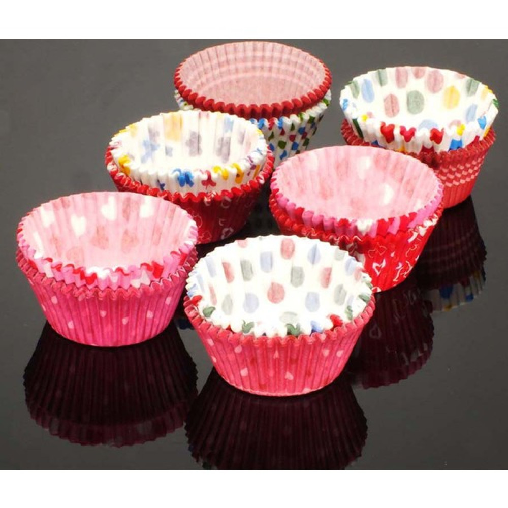 Renkli Parti Kağıt Muffin Kalıbı 100 Adet Kek Kalıbı Kek Kalıpları Fiyatı