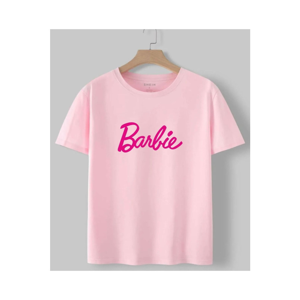 RENNA KİDS Pembe Barbie Baskılı Çocuk T-shirt 5-6 Yaş Beden Bayan T-shirt Fiyatı