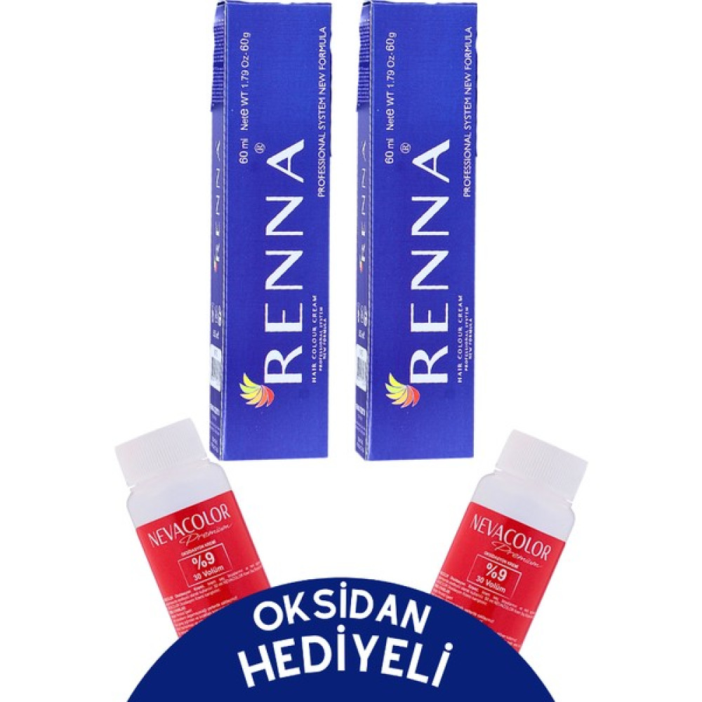 Renna Tüp Boya 60 ml Silver (Gümüş Gri) 2li Set Oksidan Hediyeli Oto Boyaları Fiyatı