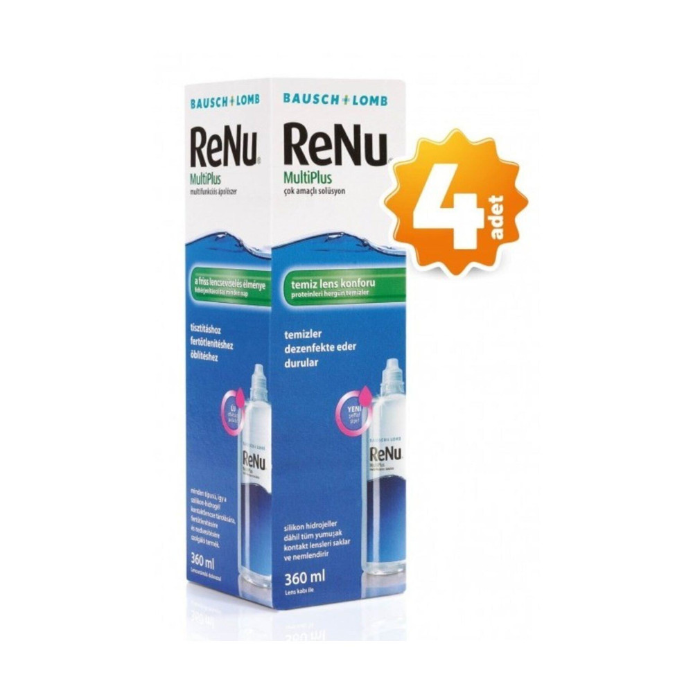 Renu 360 ml Lens Solüsyonu x 4 Adet Sağlık Fiyatı