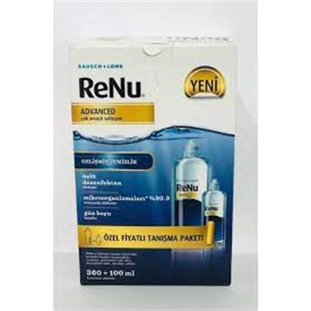 Renu Advanced Lens Solusyon 360 + 100 Ml (180 Tl Etiketli) Ateş Ölçer Fiyatı