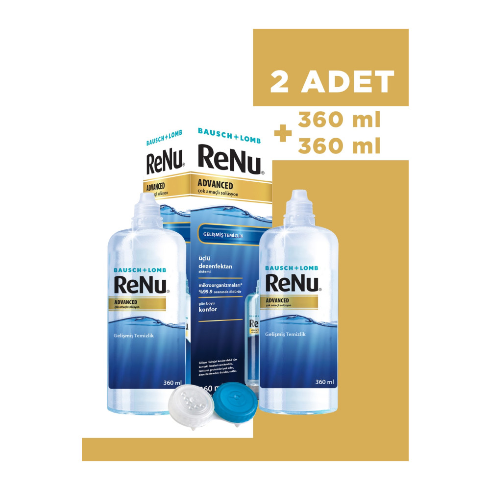 Renu ® Advanced Lens Solüsyonu 360 Ml X 2 Adet Sağlık Fiyatı