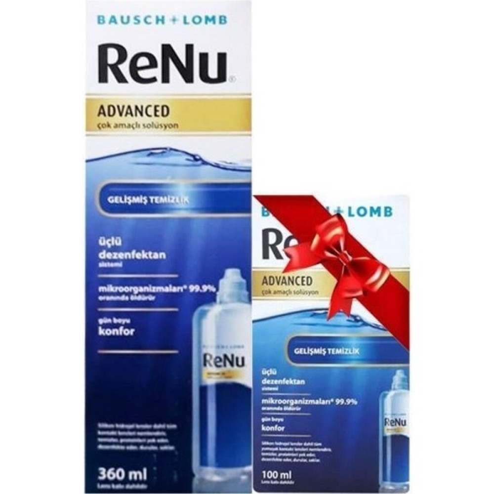 Renu Bausch Lomb Advanced 360 ml + 100 ml Set Göz Kremi Fiyatı