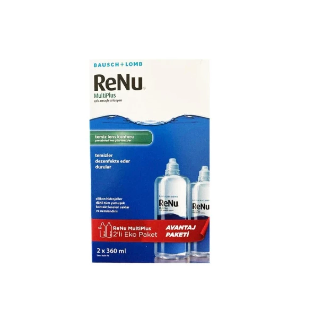 Renu Multiplus Cok Amacli Lens Solusyonu 2 X 360 Ml - Avantajlı Paket - Skt:09/2025 Göz Kremi Fiyatı