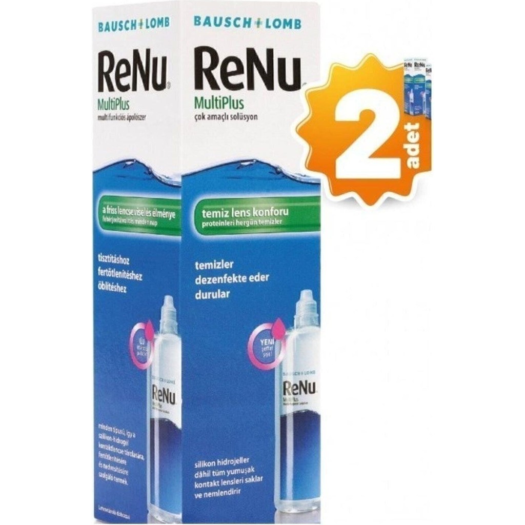 RENU Renu Multiplus Lens Solüsyonu 360 ml - Ikili Kofre Temizlik ve Dezenfeksiyon İçin Diğer Fiyatı