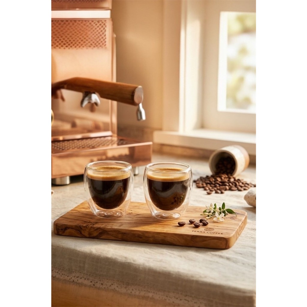 Reoona 2’li Espresso Bardağı 80 ml Kahve Bardağı Çift Cidarlı Bardak - 2 Adet Fincan / Bardak / Kahve Takımı Fiyatı