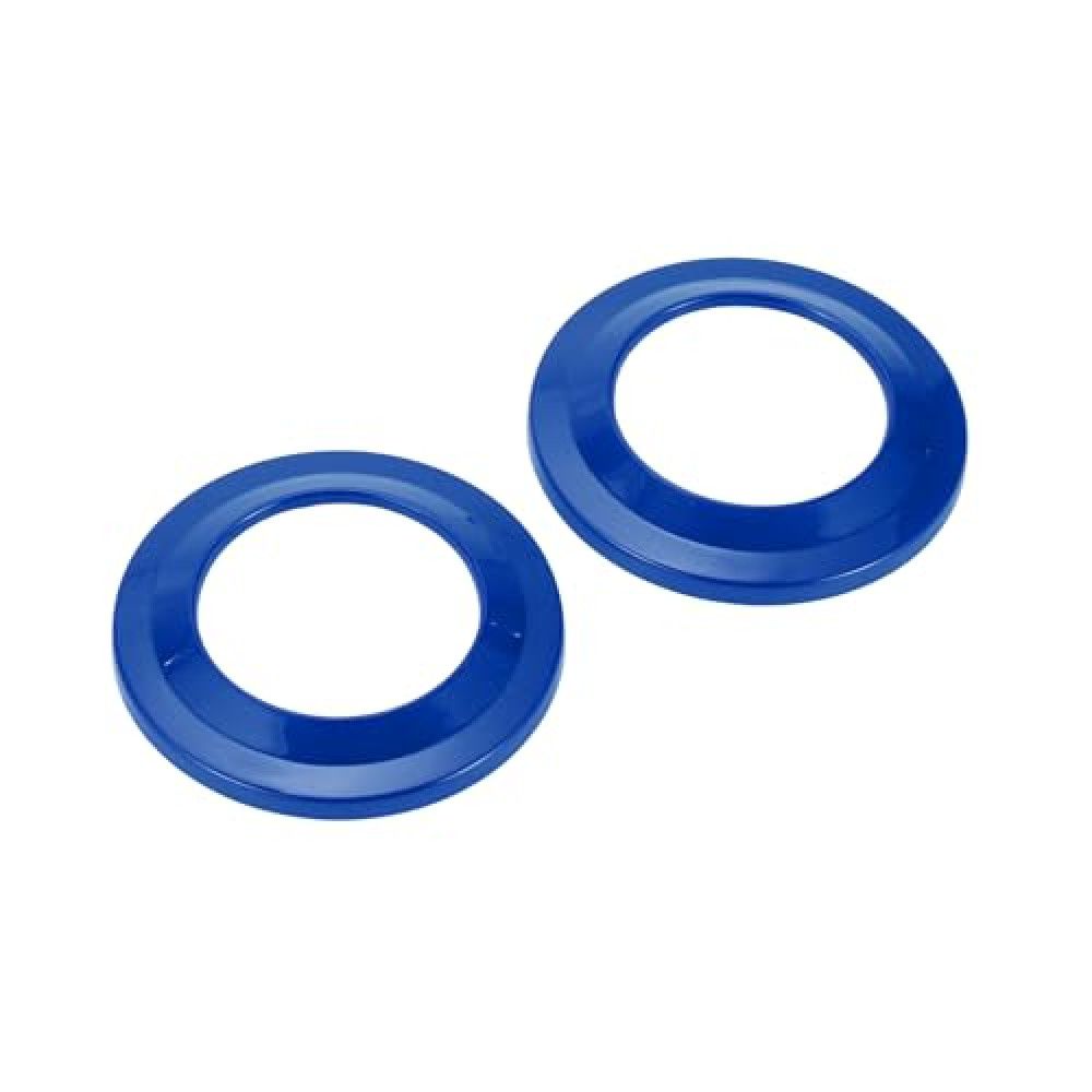 REPAIROCK 2 Pcs A Pillar Speaker Ring Cover Trim for Jeep Wrangler JK 2007-2014 Window A Pillar Front Horn Speaker Cover Stereo Audio Frame Trims ABS Blue