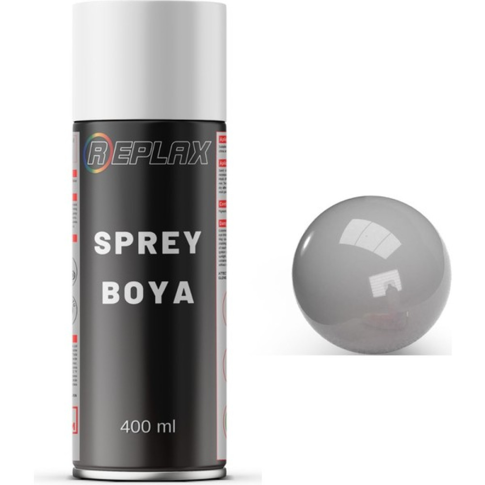 Replax Gri Motor Blok Silindir Isıya Dayanıklı 500° Sprey Boyası 400 Ml Boya Malzemeleri Fiyatı