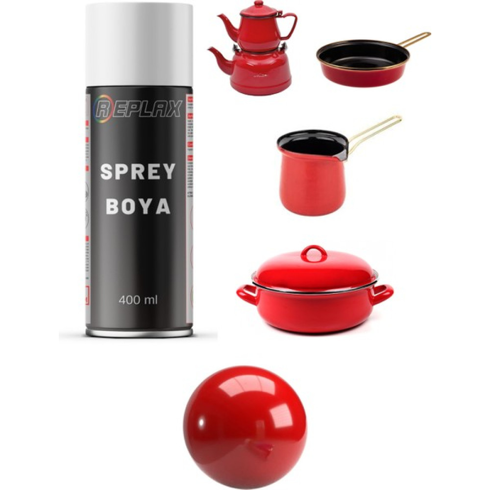 Replax Isıya Dayanıklı Kırmızı 250° Sprey Boya 400 Ml Boya Malzemeleri Fiyatı
