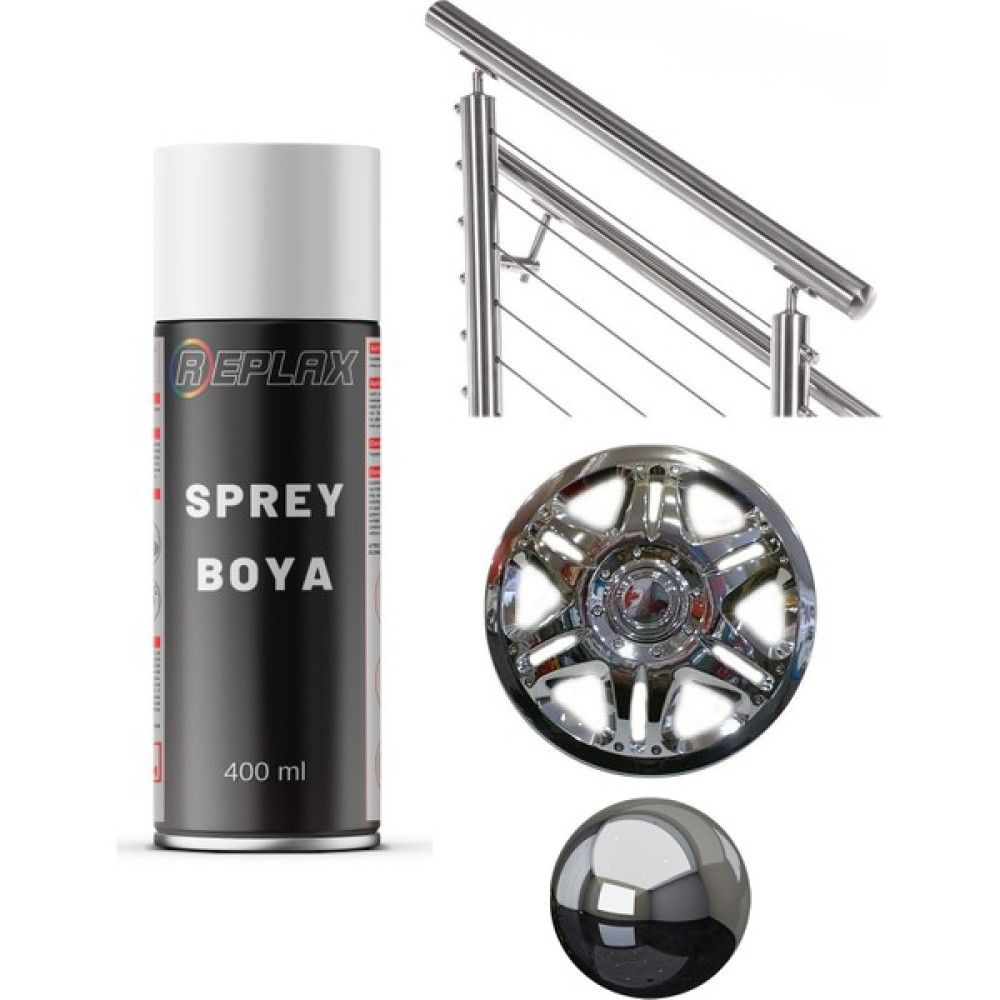 Replax Krom Nikelaj Sprey Boya 400 Ml Boya Malzemeleri Fiyatı