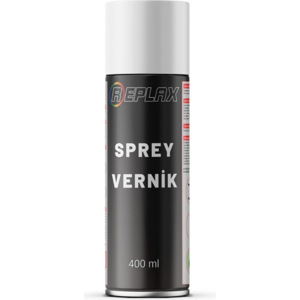Replax Sprey Şeffaf Parlak Akrilik Vernik 400ML. Boya Malzemeleri Fiyatı