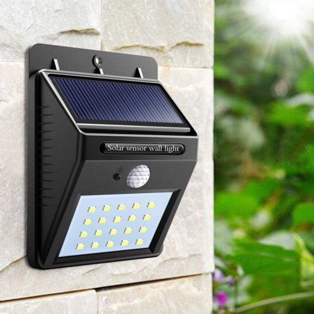Repplam 20 LEDli Güneş Enerjili Lamba Hareket Sensörlü Solar Aplik Güneş Enerjili Bahçe Lambası Solar Bahçe Aydınlatma - Beyaz Oto Boyaları Fiyatı
