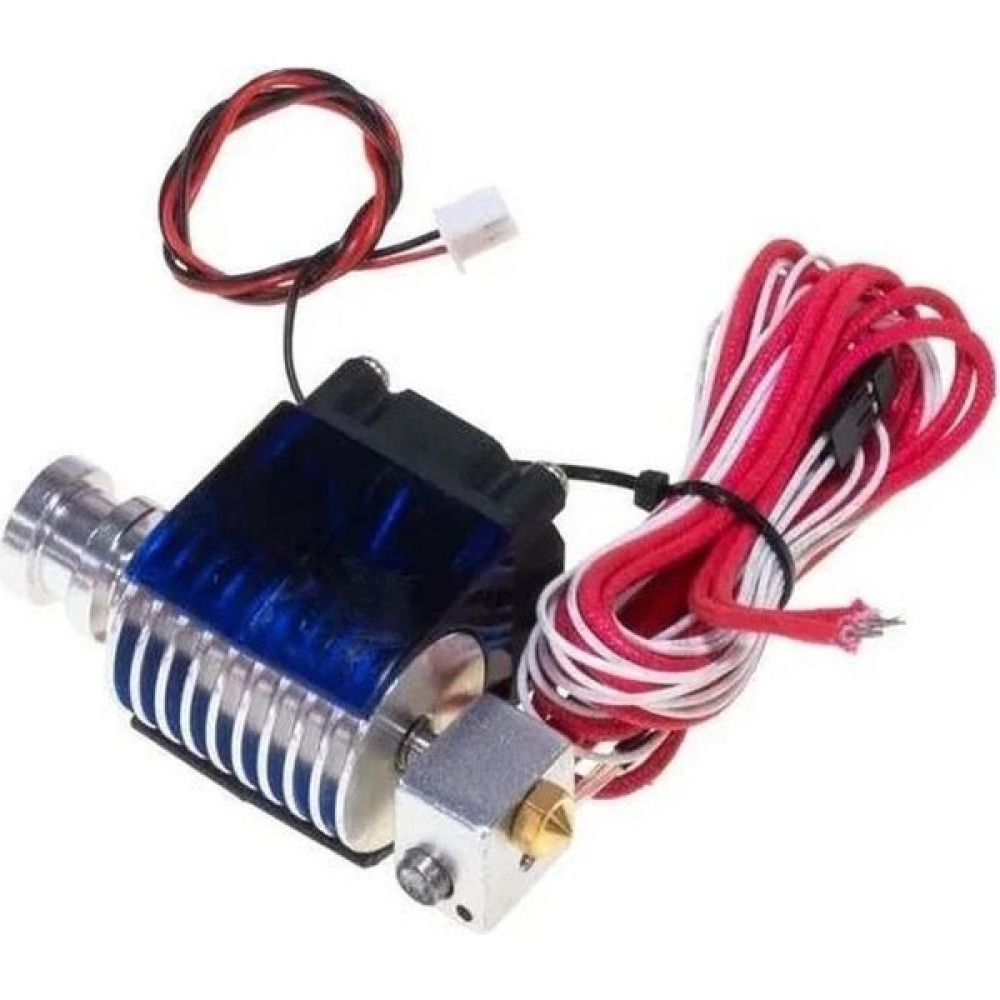 Reprap J-Head Hotend E3D V6 Nozzle 1.75/0.4 mm - Fan Bağlantılı - Mavi - Beyaz Maket Fiyatı