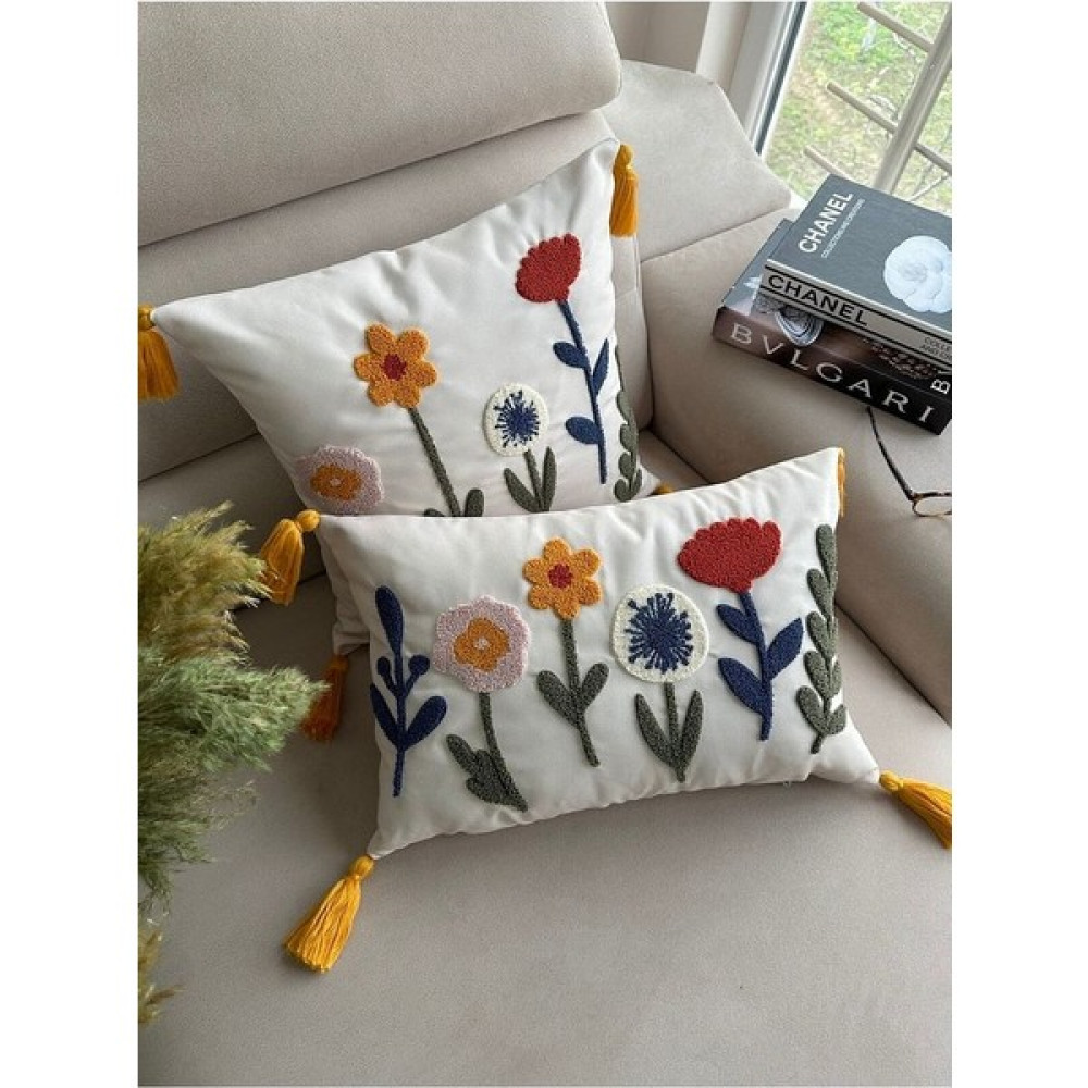 Reset Bugi Home Collection Punch Nakışlı 2ADET Kırlent Kılıfı Kırlent / Mobilya Yastığı Fiyatı
