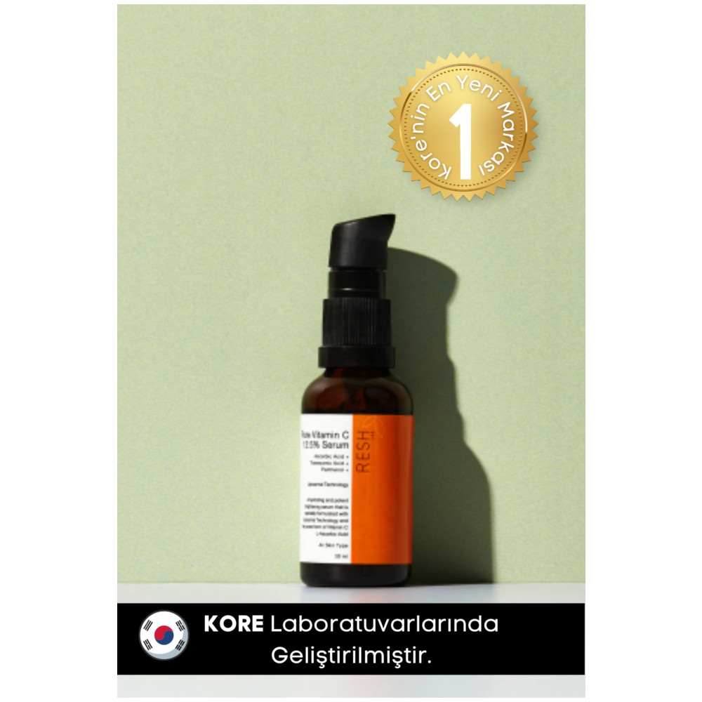 RESH LAB Pure Vitamin C Serum 12.5% - Leke Ve Kırışıklık Için Saf C Vitaminli Serum Cilt ve Yüz Bakımı Fiyatı