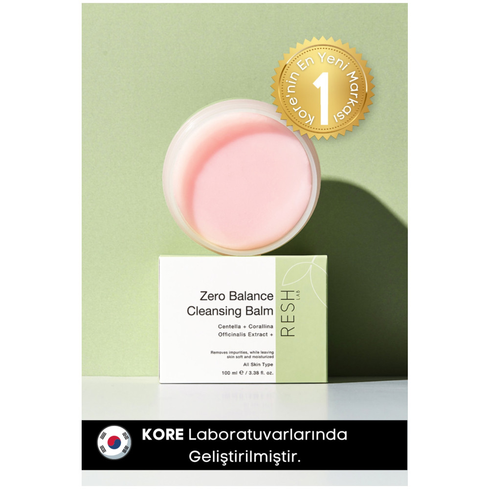 RESH LAB Zero Balance Cleansing Balm 100ml - Vegan Yağ Bazlı Yüz Temizleyici & Makyaj Temizleyici Makyaj Temizleyicileri Fiyatı