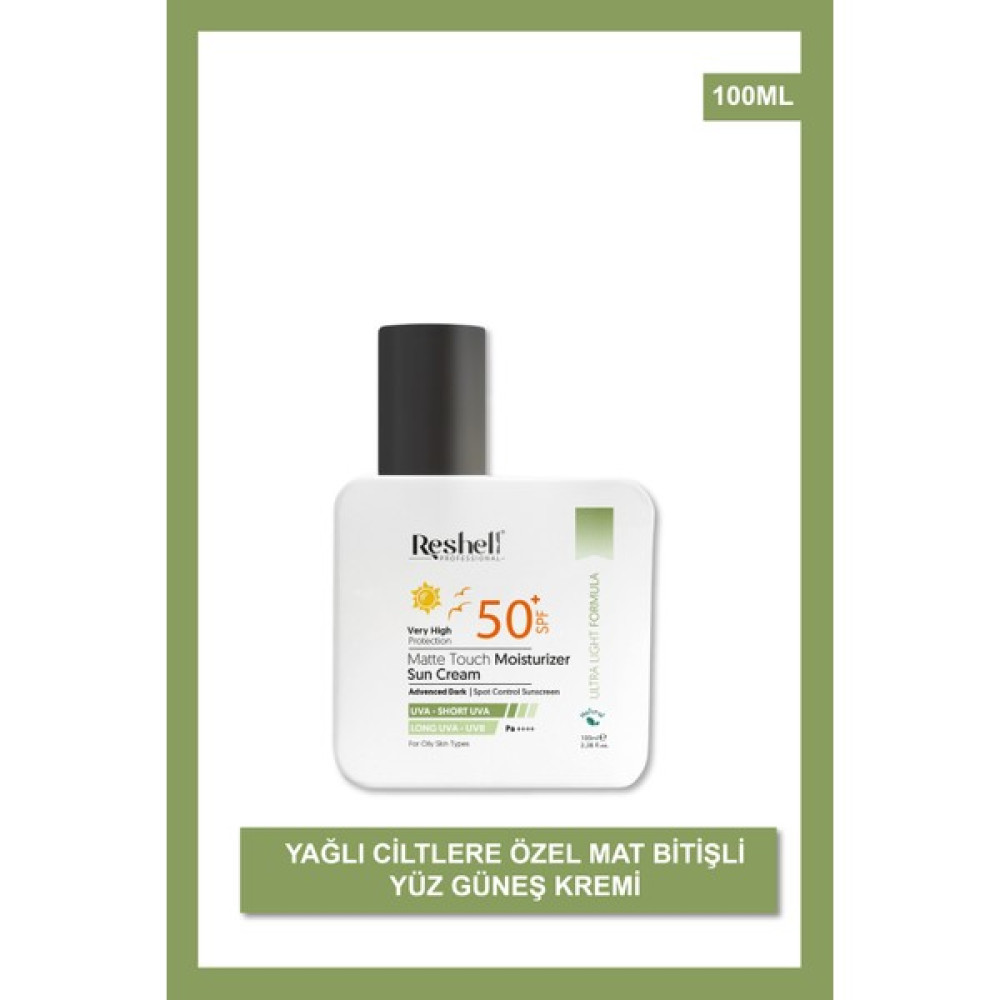 Reshell Yağlı Ciltlere Özel Mat Bitişli Yüz Güneş Kremi Spf 50 Güneş Kremleri ve Losyonları Fiyatı
