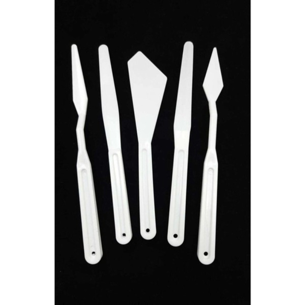 Resim ve Heykel Çalışmaları Için 5li Plastik Spatüll'a Seti Spatula Sanatsal Malzemeler Fiyatı