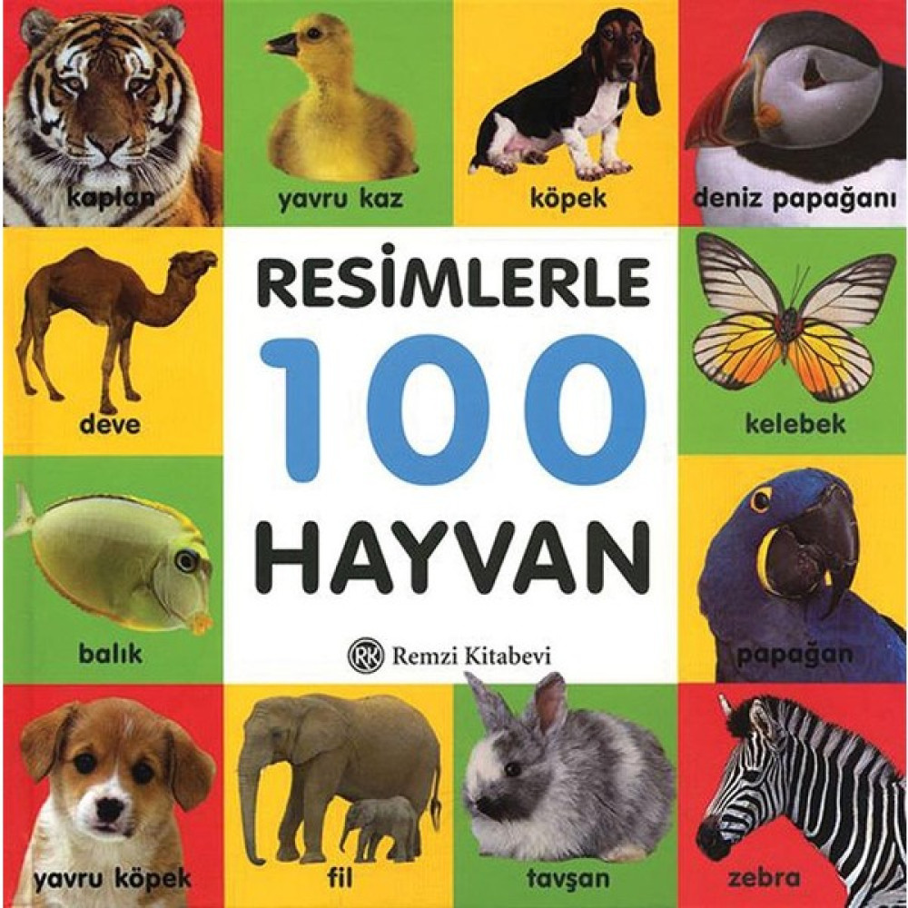 Resimlerle 100 Hayvan Okul Öncesi Eğitici & Öğretici Kitaplar Fiyatı