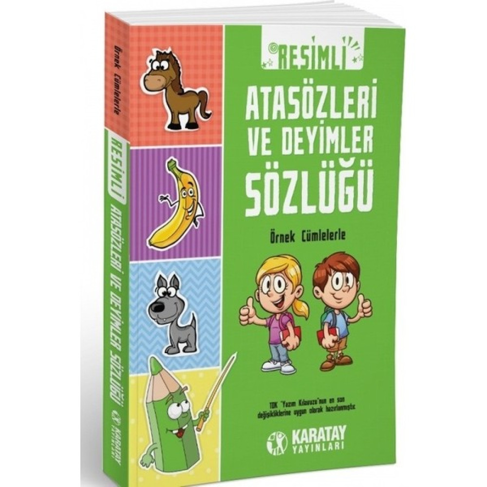 Resimli Atasözleri ve Deyimler Sözlüğü Örnek Cümlelerle Okul Öncesi Eğitici & Öğretici Kitaplar Fiyatı