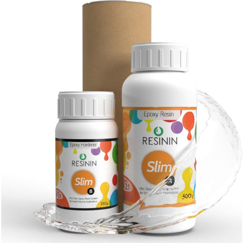 Resinin Slim 750 Gr A+B Ultra Şeffaf Epoksi Reçine Boyalar & Boyacı Aletleri Fiyatı