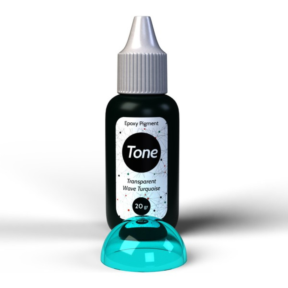 Resinin Tone Transparent Wave Turquoise Transparan Epoksi Pigment Renklendirici 20 gr - Turkuaz Sanatsal Malzemeler Fiyatı