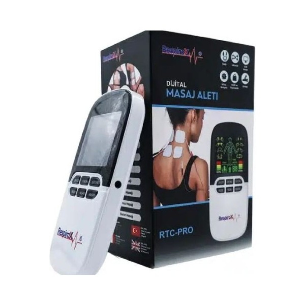 Respirox Sarjlı LCD Ekranlı 4 Kanallı Tens Cihazı Rtc-Pro Masaj Cihazları Fiyatı