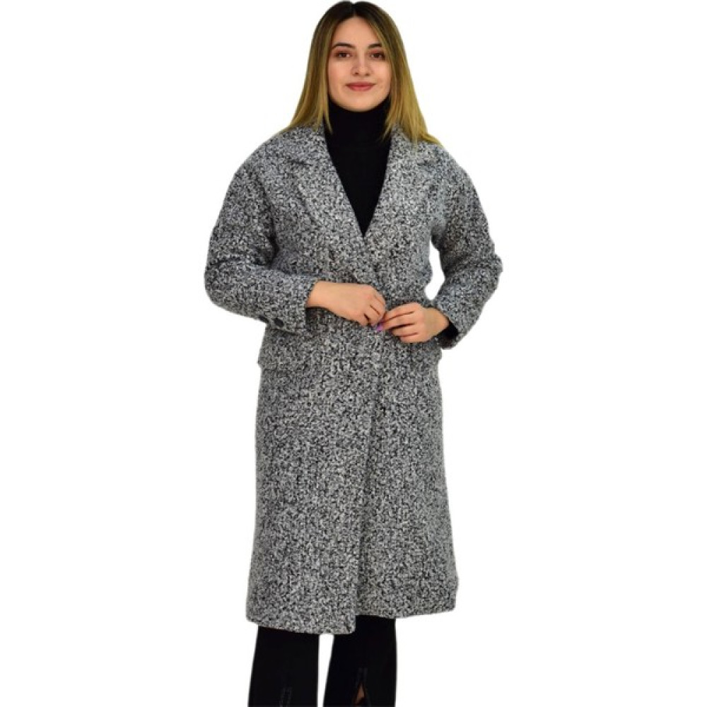 Ressam Kadın Buklet Kaşe Kaban K3146 BGL-ST03284 Kadın Kaban Fiyatı