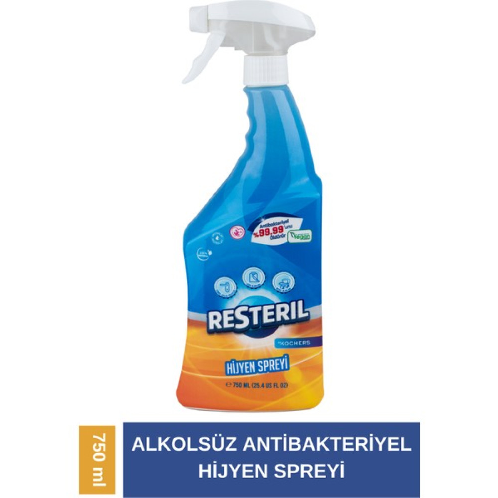Resteril Hijyen Spreyi 750ml Buzdolabı Temizleyici Küf Giderici Klozet Kapağı Dezenfektan Sprey Parlatıcı ve Temizleyiciler Fiyatı