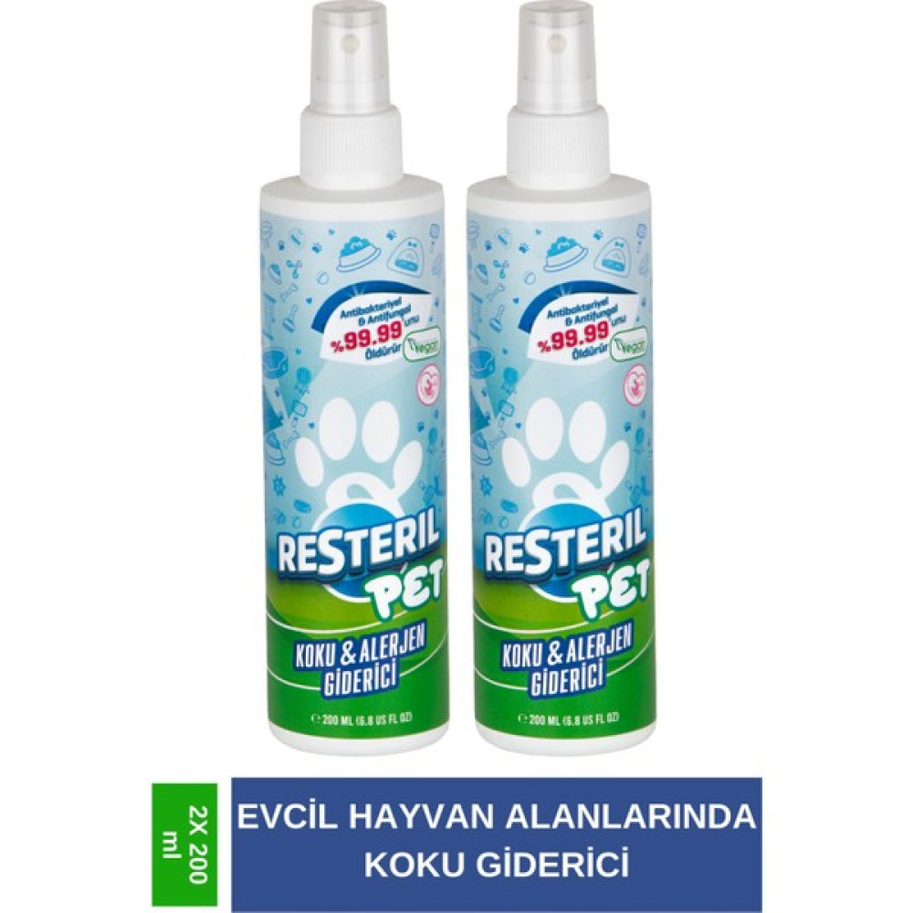 Resteril Hiyen Spreyi Pet 2x200ml Kedi Oyuncakları Tırmalama Tahtası Köpek Ağızlığı Oto Boyaları Fiyatı