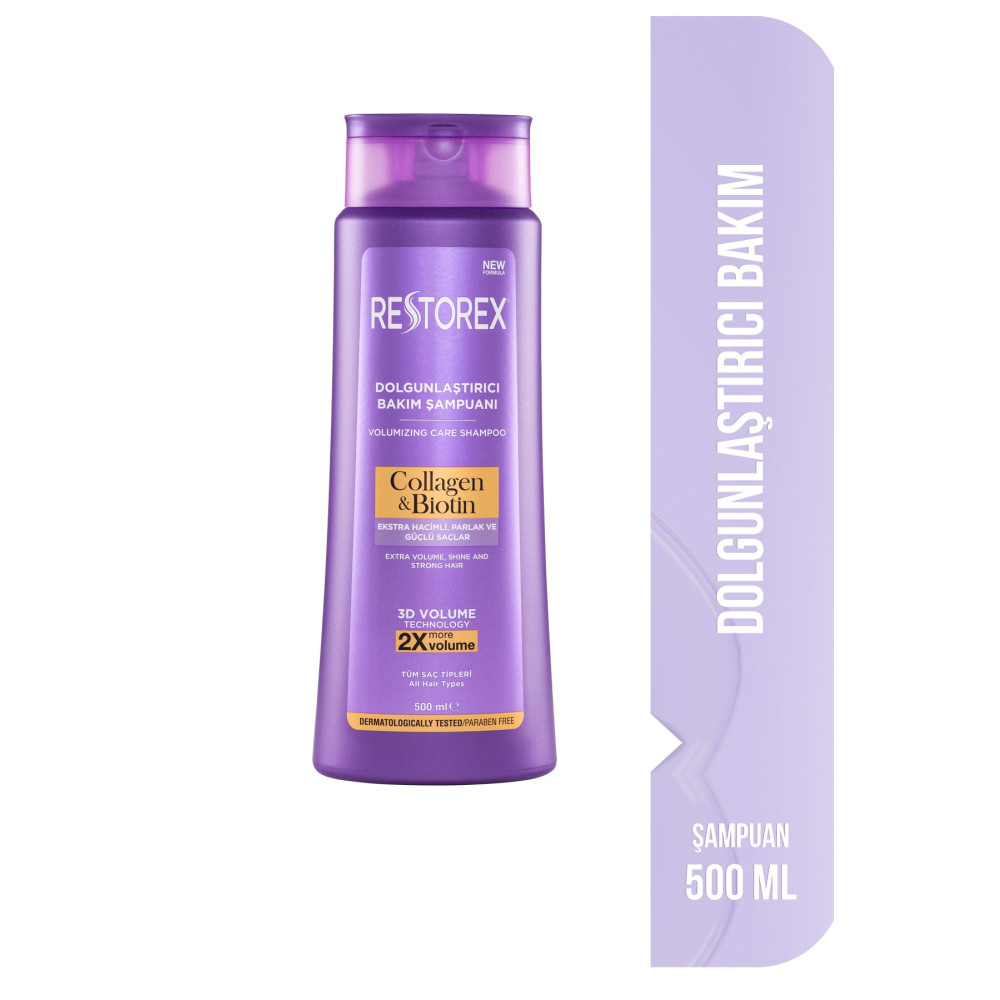 Restorex Collagen & Biotin Hacimsiz Saçlar Için Dolgunlaştırıcı Şampuan 500ml Şampuan ve Saç Kremi Fiyatı