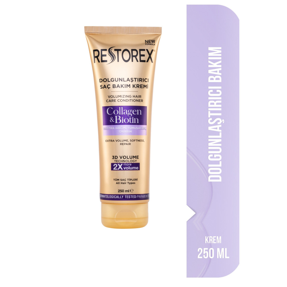 Restorex Dolgunlaştırıcı Saç Bakım Kremi Collagen & Biotin 250 Ml Şampuan ve Saç Kremi Fiyatı