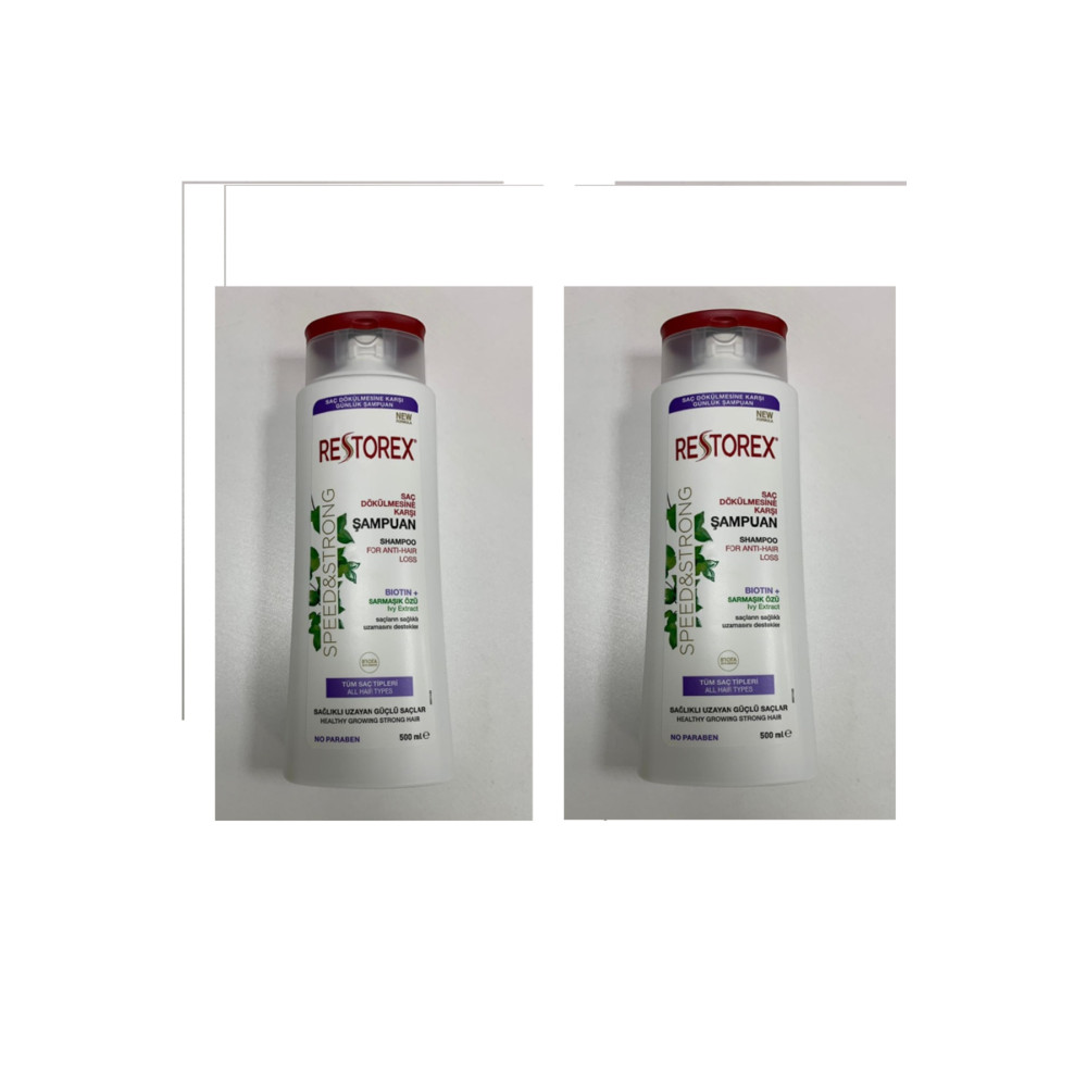 Restorex Sampuan Sağlıklı Uzama Etkili 500 ml Saç Dökülmesine Karşı X2 Adet Şampuan ve Saç Kremi Fiyatı