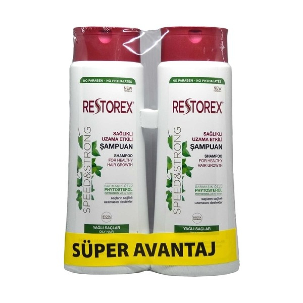 Restorex Yağlı Saçlar Için Şampuan 500 ml 2'li Şampuan ve Saç Kremi Fiyatı