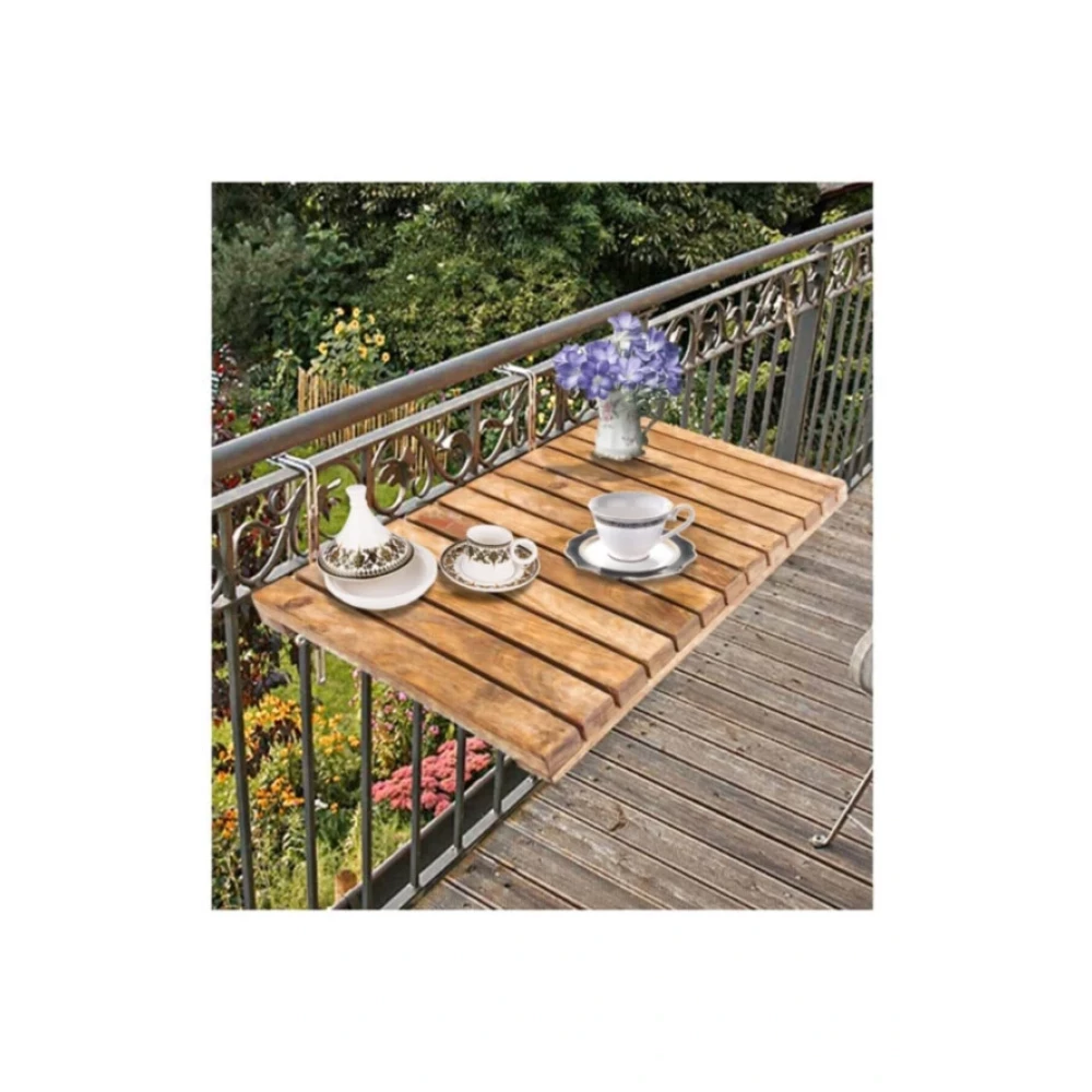 Retodesign Ahşap Katlanır Balkon Masası Mobilya & Dekorasyon Fiyatı