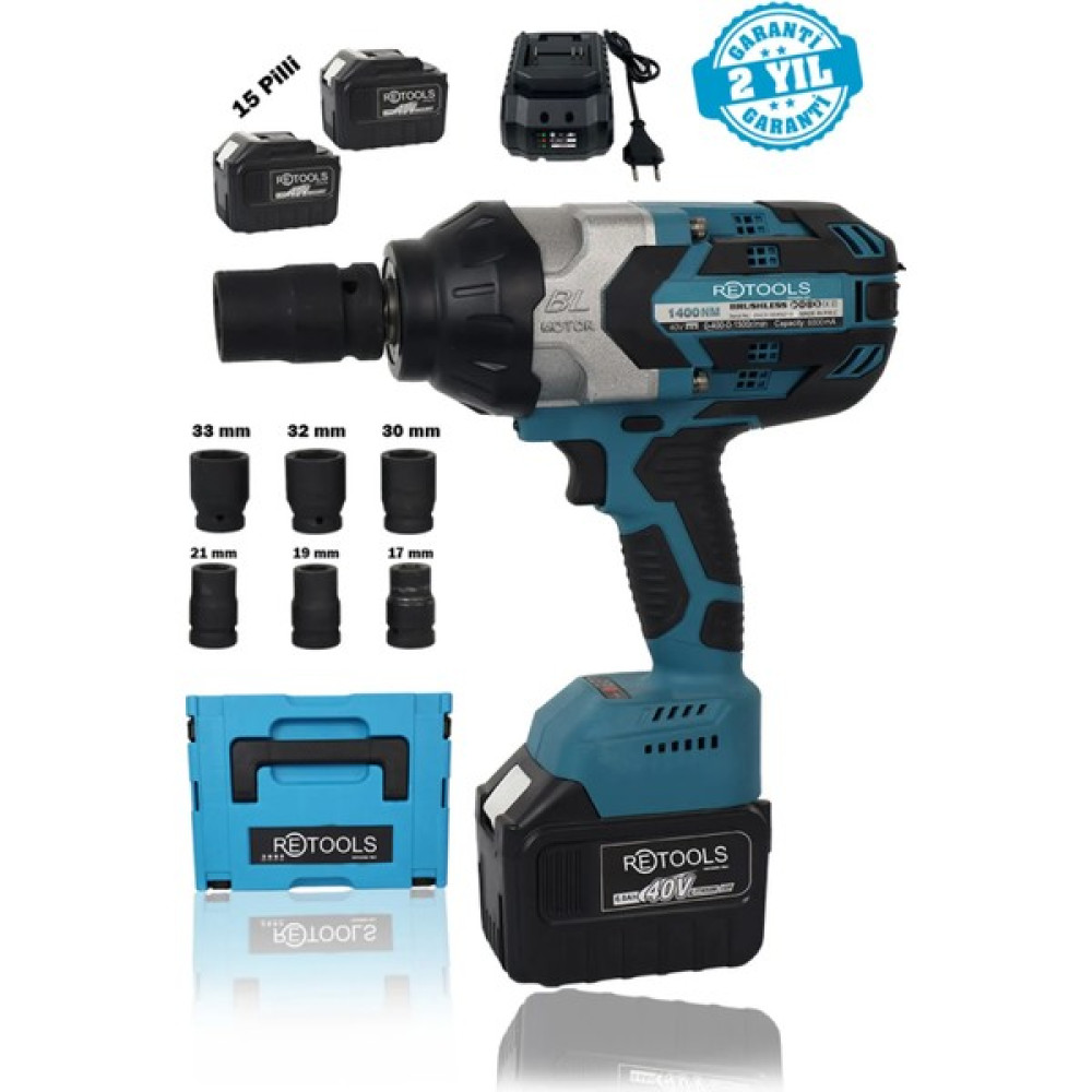 Retools 1400NM Torklu Somun Sökme ve Sıkma Somun Sıkma Makinesi Fiyatı